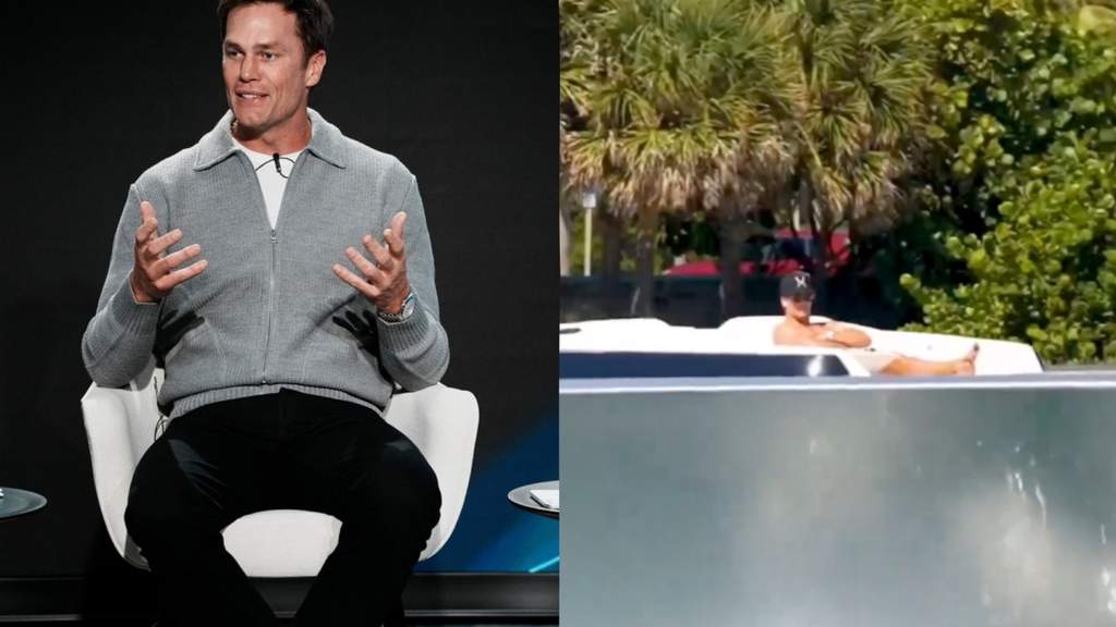 Legenda NFL Tom Brady sedang bersantai seorang diri di atas geladak kapal pesiar mewahnya di perairan Miami dengan cuaca cerah.